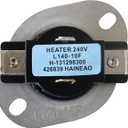 131298300 Dryer Cycling Thermostat L140-10F Auto-Reset Compatible with Frigidaire