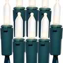 150 LED Warm White Christmas Lights, UL Certified 22# Green Wire 50 Ft, Commercial Grade Decorative Lighting String, for Indoor and Outdoor Use.