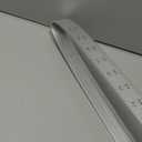 Pacific Arc Stainless Steel Ruler Inch and Metric, with 32nd and 64th Graduations, 48 Inches