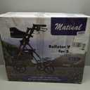 Walkers for Seniors, Rollator Walker with Seat, Walkers for Seniors with seat, 350 lb Capacity,with 8'' Big Wheels, Rolling Walker (Black)