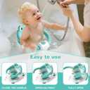 Baby Bath Seat for Babies 6 Months & up Non-Slip Toddler Bath Seats for Sitting Up Infant Bathtub Chair with Suction Cups and Soft Cushion for Baby Shower Tub Seat