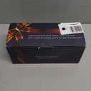 BOHOFAM Fireplace Essential Oil Aroma Diffuser,Flame Air Humidifiers 300ML,14-Hour Runtime,Colorful Flame Diffusers for Home,Included 4 * 10ML Hotel Collection Diffuser Oils for Bedroom(Black)