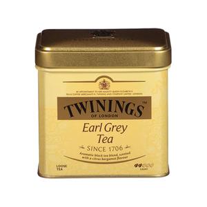 Twinings Earl Grey Loose Tea Tin, 7.05 Ounce Tin (Pack of 1), Smooth, Flavourful, Robust Black Tea Leaves, Caffeinated, Enjoy Hot or Iced