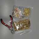 Liliaafar 270 Pcs Keychain Making Kit - Bag Charm Jewelry Kit with Charms Pliers Keychain Clips Jump Rings for DIY Crafting Handmade Jewelry Bracelet Necklaces Accessories