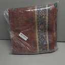 Washable 3x4 Rugs for Entryway - Burgundy Large Kitchen Rug, Non Slip Inside Door Mats for Home Entrance, Unique Bohemian Red Low Pile Thin Carpet for Bedroom Bedside, Foyer