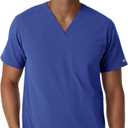 Wink Men's Men's V-Neck Scrub Top 4XL