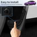 2025 Upgrade Mud Flaps for Tesla Model Y Juniper 2025 [No Drilling/Tape Install] Splash Guards Fenders All Weather Mudflaps for Tesla Model Y Juniper Accessories 2025 Matte Black