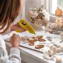 Hot Glue Sticks, Full Size, 8" Long x .43" Diameter, Clear, 100 Sticks, PALOKA