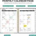 Academic Planner 2026-2027, Monthly & Weekly Jul 2026-Jun 2027 Planner