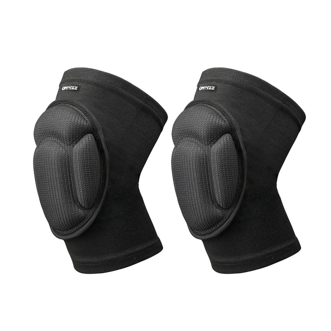 ONTYZZ Knee Pads with Thickening Anti-Collision Sponge The Non-Slip Breathable Knee Protector for Volleyball Running Kneeling Hiking Dancing Gardening Knee Sleeves for Men Women Work Black/M