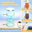 Hython Magnetic Clear for iPhone Air Case with Camera Lens Protector [Compatible with MagSafe] Luxury Plating Edge Slim Soft TPU Cover Protective Phone Case for iPhone Air 6.5", Matte Gold