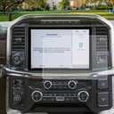 Carwiner Screen Protector for 2021-2025 2026 Ford F-150 12In Navigation Display Tempered Glass F150 SYNC4 Touchscreen Protector Accessories (Matte)