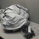 Truck Camper Cover for 810FT Slide-in Campers  300D Oxford Waterproof RV Cover, Silver-Coated, All-Weather Protection with Windproof Straps & Air Vents