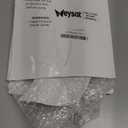 Weysat 30 Pcs Mirror Wall Stickers Decor Acrylic 3D Tear Drop Decorative Mirrors Stickers Removable Wall Art Decals for Home Living Room Bathroom Office Dormitory Decorations, 6 x 3.3 Inch(Silver)