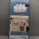 ClosetMaid 1631 Cubeicals 3-Cube Storage Bench, White with Gray Cushion