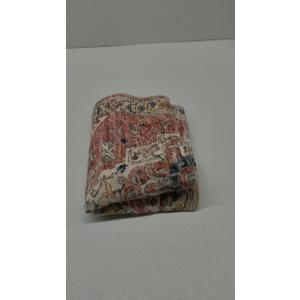 Area Rug 5'x7', Machine Washable, Non Slip, Foldable, Brick Red