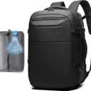 Joryin Air Vacuum Backpack for Travel with Built-in Air Pump, 80L Expandable Backpack Vacuum Compression Bag with TSA Lock Waterproof Carry On Large Travel Bag for Airline Laptop Backpack