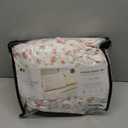 Modern Threads Silky Soft Microfiber and Wrinkle Free Sheets - Luxurious Microfiber Bed Sheets Includes Flat Sheet, Fitted Sheet with Deep Pockets, & Pillowcases Ivory, Queen (17 Roses on Ivory)