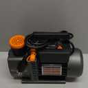 5CFM Vacuum Pump, 1-Stage HVAC Vacuum Pump, 1/2HP 38 Micron 110V Air Conditioning Vacuum Pump Kit for R12 R22 R134a R410a, HVAC/AUTO AC Refrigerant Recharging, Milking Cow, Oil Included