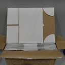 ZBEIVAN 12x6x4 White Shipping Boxes Set of 20, Corrugated Cardboard Mailer Boxes for Packaging Small Business Mailing Gifts