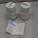 Termichy Stackable Formula Dispenser Portable Milk Powder Container, 2 Pack, Light Green