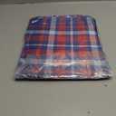 Horaldaily 4th of July Tablecloth 60 X 104 Inch Rectangular, Dark Blue Buffalo Plaid Rural Style Washable Seasonal Table Cover for Party Picnic Dinner Decor
