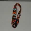 Nylon Dog Collar Aztec Geometric Pattern Aztec Sunset 14-18 inch