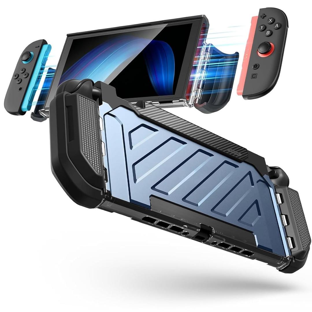 SUPCASE Unicorn Beetle Pro Case for Nintendo Switch 2 2025, [Military-Grade Protection] [Joy Con Remove Friendly] Dockable Integrated Cover Accessories Compatible with Switch 2, Tilt