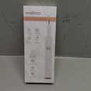 Plaque Remover for Teeth, Electric Tooth Cleaner Tartar Remover for Teeth with LED Light,4 Modes Rechargeable Teeth Cleaning Kit with Dental Tools, 2 Replaceable Heads (White A)