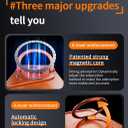 HUHUCASE for iPhone 17/16/15/14/13promax Mobile Phone Case Creative Skeleton Z-Shaped Anti-Fall Heat Dissipation Metal Frameless Magnetic Bracket (Silver,iPhone 16 Pro)