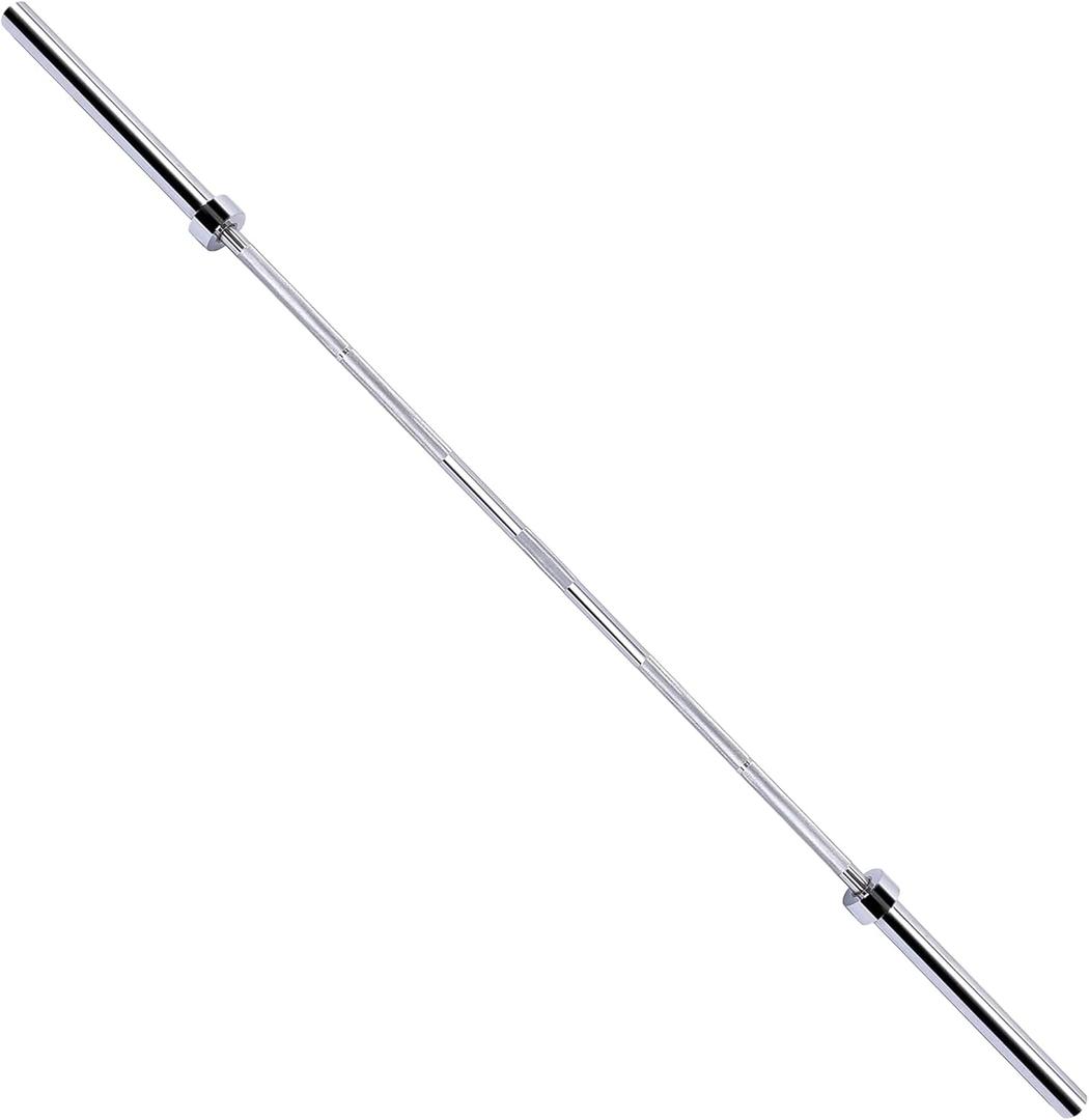 Olympic Barbell Bar for Power Lifting and Weightlifting, 700 Pound Capacity, 2 Inch Diameter