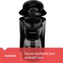 BLACK+DECKER 5-Cup Coffeemaker, DCM600B Black