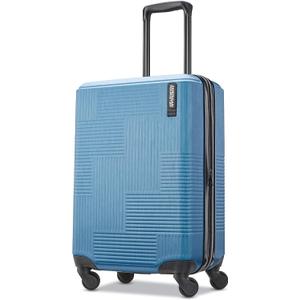 American Tourister Stratum XLT Expandable Hardside Luggage with Spinner Wheels, Blue Spruce, Carry-On 20-Inch