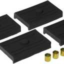 Prothane 7-1708-BL Black Rear Upper and Lower Multi Leaf Spring Pad Kit