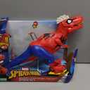 Spider-Man Marvel Web Chompin' Spider-Rex 16-Inch Action Figure with Sounds and Dino Blast Action, Superhero Toys for Kids Ages 4 and Up