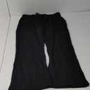 Wrinkle-Free Stretch Dress Pants Plus Size for Women Pull-on Pant Ease into Comfort Office Pant , Size XL, Black