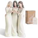 Storieme Friend Birthday Gifts for Women: Unique 3 Sisters Friendship Resin Figurines Statue - Sister Gift from Sisters - Special Christmas Friendship Day Present for Besties Female