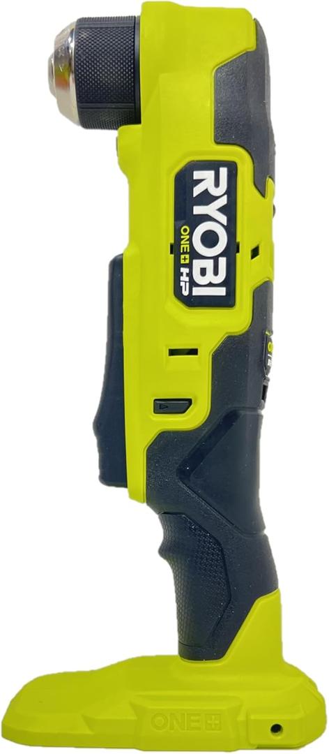 RYOBI ONE+ HP 18V Brushless Cordless Compact 3/8 in. Right Angle Drill (Tool Only), Black