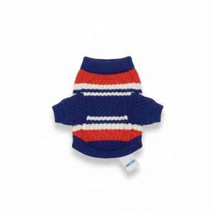 Dog Sweater for Small Medium Dogs, Classic Wool Turtleneck Knitted Striped Pet Sweater, Warm Winter Holiday Outfit for Boy & Girl Dogs, Cats, Medium