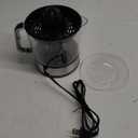 Elite Gourmet ETS623 BPA-Free Electric Citrus Juicer, Compact, Large Volume, Pulp Control, Oranges, Lemons, Limes, Grapefruits with Easy Pour Spout, 24oz, Black/Stainless Steel (24 ounce)