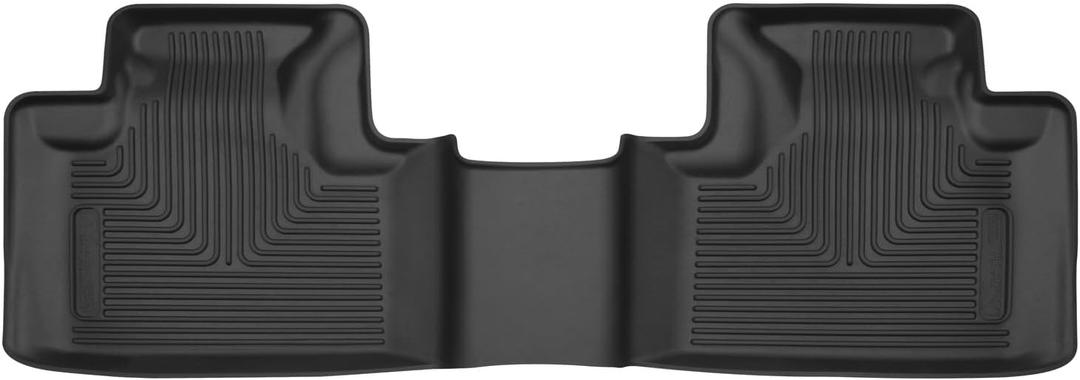 Husky Liners X-act Contour Floor Mats | Fits 2011-2026 Dodge Durango & 2011-2021 Jeep Grand Cherokee & 2022 Jeep Grand Cherokee WK | 2nd Row, 1-pc Black - 53661