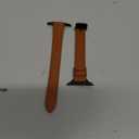 STIROLL Slim Leather Bands Compatible with Apple Watch Band 38mm 40mm 41mm 42mm(Series 11 10), Top Grain Leather Watch Thin Wristband for iWatch SE 9 8 7 6 5 4 3 2 1 (Brown Black)