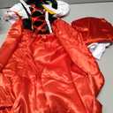Girls Costume for Girls Deluxe Costume Halloween Dress with Cloak,Apron, Bag (Red), Size: 6-7/130
