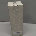 Meoky 24 oz Insulated Water Bottle with Straw: Stainless Steel Metal Water Bottle with 2-in-1 Lid - Leak Proof, Cold for 24 Hours, Protective Silicone Base, BPA-Free for Sports Travel Car, Ivory