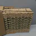 12x12 Cube Storage Bins, Paper Rope Baskets for Shelves, 4 Pack