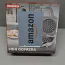 Double Mini Waffle Maker Machine, Chaffle Maker, Waflera Electrica, Small Waffle Iron for Waffles, Keto Chaffles, Hash Browns, Cookies, 4 Inch