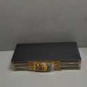 BAYKA Floating Shelves for Wall, Wall Mounted Rustic Wood Shelves for Bathroom, Bedroom, Living Room, Kitchen, Hanging Shelf for Books/ Storage/ Room Decor with 22lbs Capacity (Black, Set of 3, 15.7in)