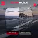 BDFHYK Mirror Glass Compatible With 2004 2005 2006 2007 2008 2009 2010 F-150 Side View Exterior Mirror with backing plate (Left Side)