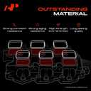 A-Premium Upper Fuel Injection Plenum Gasket Set Compatible with Ford | for Windstar 1999 2000 2001 2002 2003, 3.8L, Red
