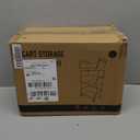 Delamu 3 Tier Rolling Cart for Kitchen, Bathroom, Office, Acrylic Utility Storage Carts with 2 Lockable Wheels, Ideal for Small Spaces, Pantry, Classroom, Makeup Organizer, Dorm Storage, Clear